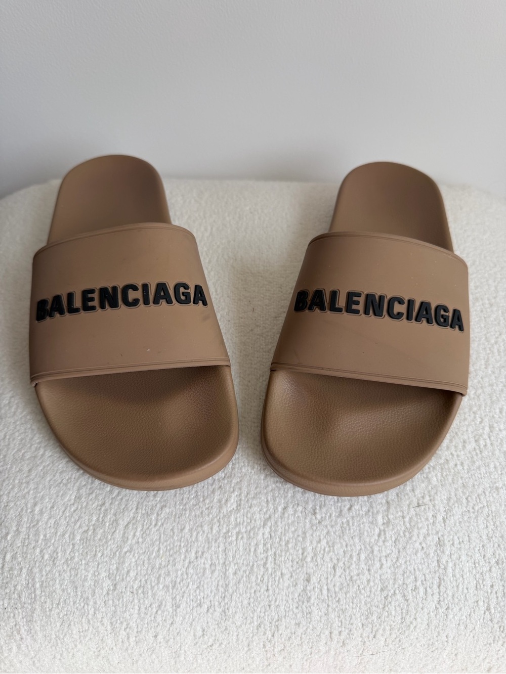 Balenciaga Logo Slide Sandals